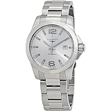 Longines Conquest Silver Dial Stainless Steel Mens Watch L37594766