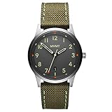 MVMT Field Mens Watch, 41 MM | Nylon Band, Stainless Steel Case, Analog Watch | at