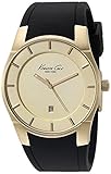 Kenneth Cole New York Men's 10027722 Slim Analog Display Japanese Quartz Black Watch