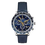 Jack Turner - Limited Edition Swiss Made Mens Sports Chronograph Quartz Watch with Leather Strap &...