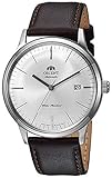 Orient Men's 2nd Gen. Bambino Ver. 3 Stainless Steel Japanese-Automatic Watch with Leather Calfskin...