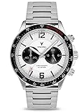 Vincero Luxury Men’s Apex Wrist Watch - Stainless Steel Watch Band - 42mm Analog Watch - Japanese...
