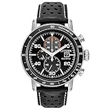 Citizen Eco-Drive Brycen Chronograph Mens Watch, Stainless Steel with Leather strap, Weekender,...